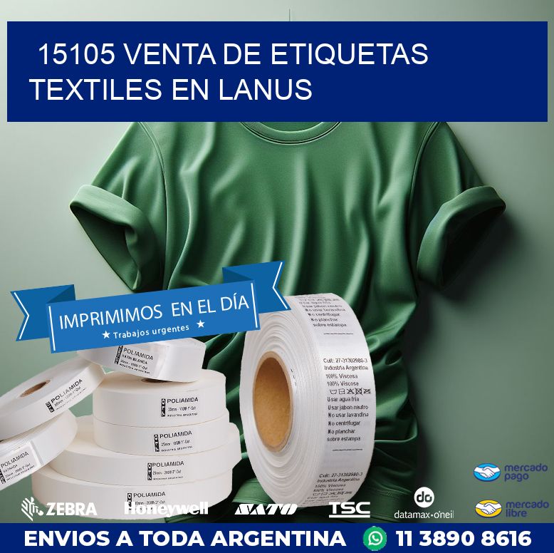 15105 VENTA DE ETIQUETAS TEXTILES EN LANUS