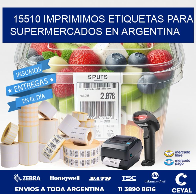 15510 IMPRIMIMOS ETIQUETAS PARA SUPERMERCADOS EN ARGENTINA