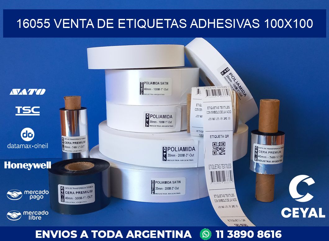 16055 VENTA DE ETIQUETAS ADHESIVAS 100X100