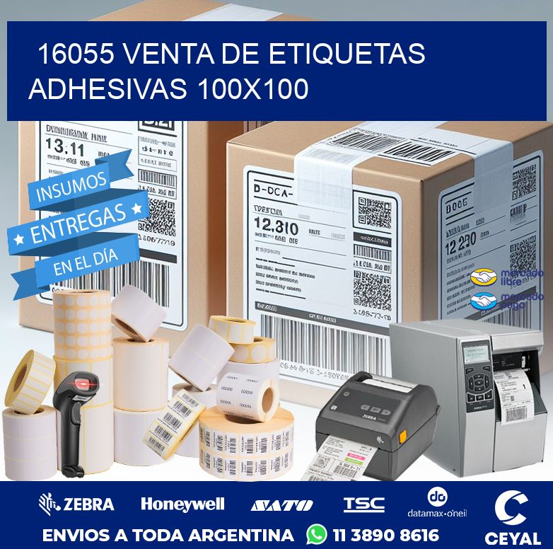 16055 VENTA DE ETIQUETAS ADHESIVAS 100X100