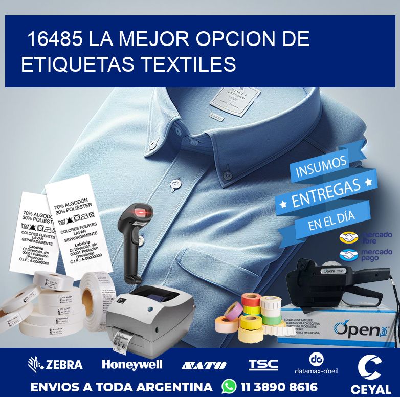 16485 LA MEJOR OPCION DE ETIQUETAS TEXTILES