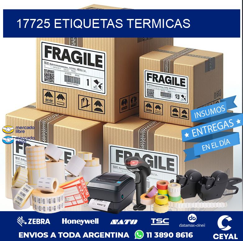 17725 ETIQUETAS TERMICAS