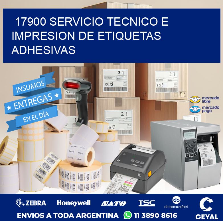 17900 SERVICIO TECNICO E IMPRESION DE ETIQUETAS ADHESIVAS