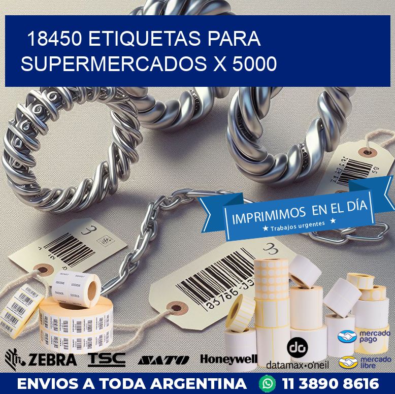 18450 ETIQUETAS PARA SUPERMERCADOS X 5000