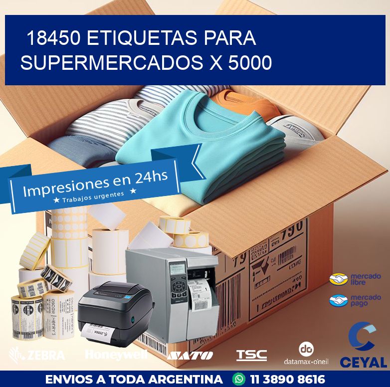 18450 ETIQUETAS PARA SUPERMERCADOS X 5000