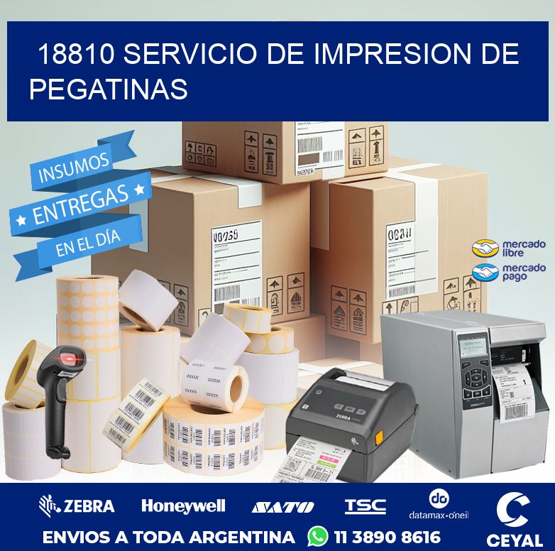 18810 SERVICIO DE IMPRESION DE PEGATINAS