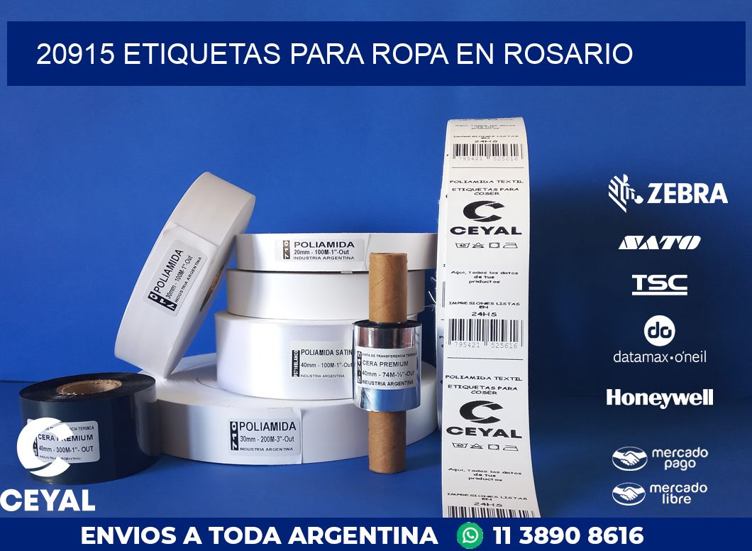 20915 ETIQUETAS PARA ROPA EN ROSARIO