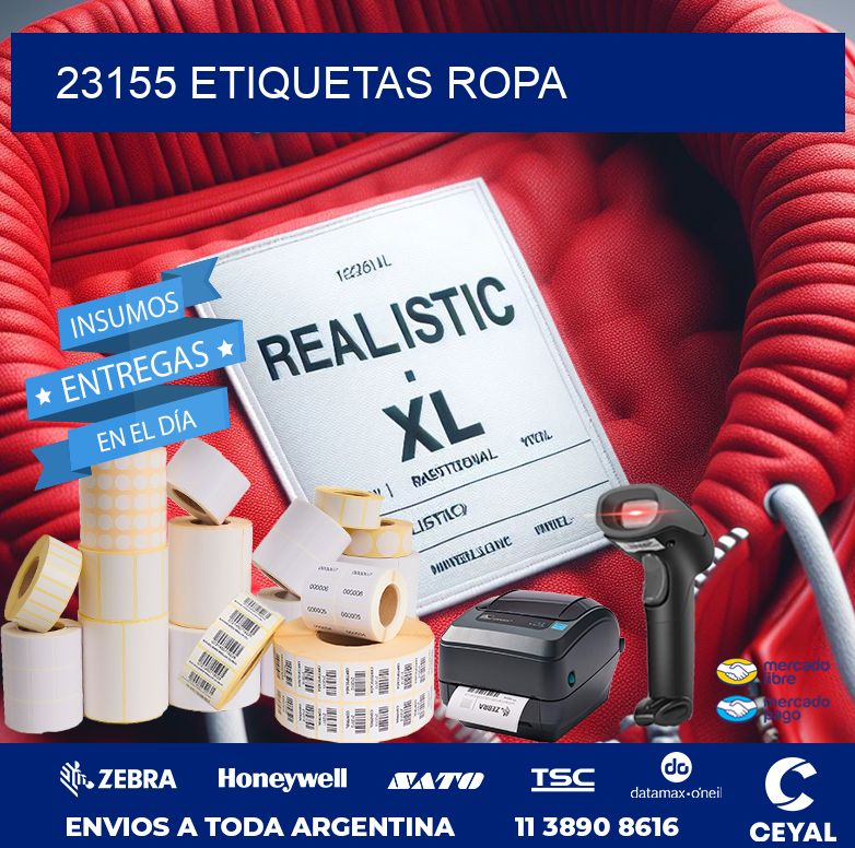 23155 ETIQUETAS ROPA