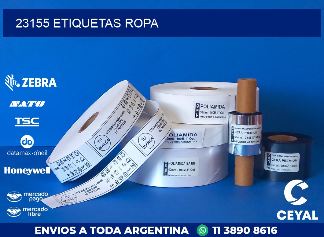 23155 ETIQUETAS ROPA