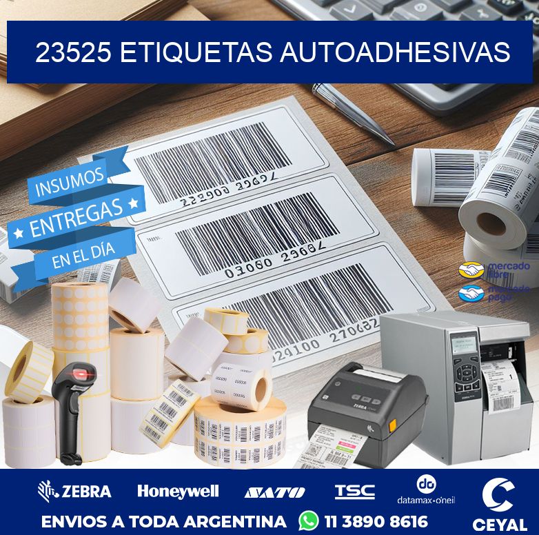 23525 ETIQUETAS AUTOADHESIVAS