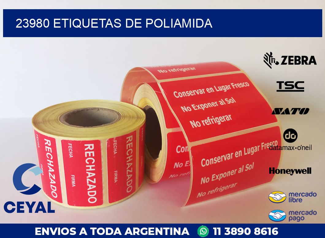 23980 ETIQUETAS DE POLIAMIDA