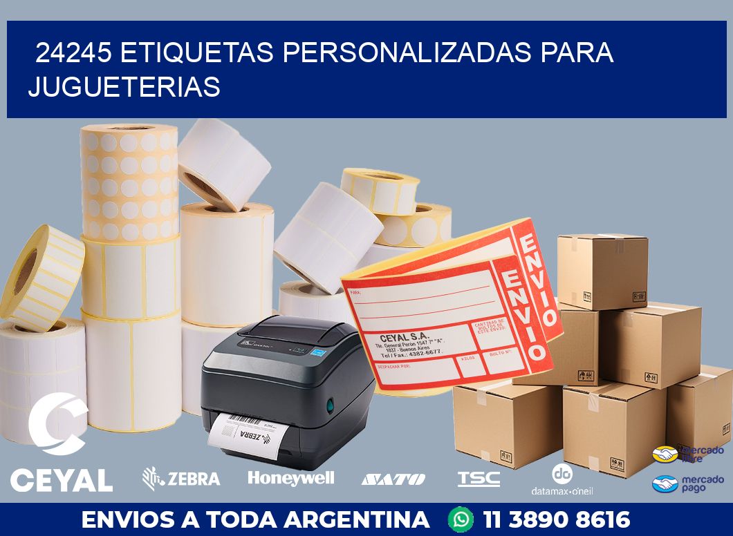 24245 ETIQUETAS PERSONALIZADAS PARA JUGUETERIAS