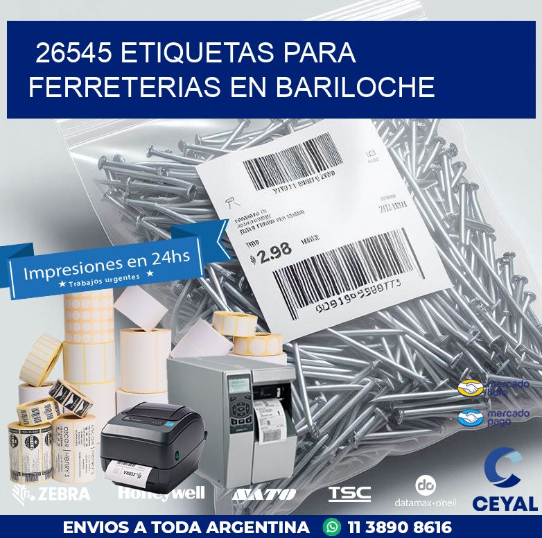 26545 ETIQUETAS PARA FERRETERIAS EN BARILOCHE