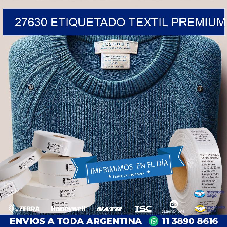27630 ETIQUETADO TEXTIL PREMIUM