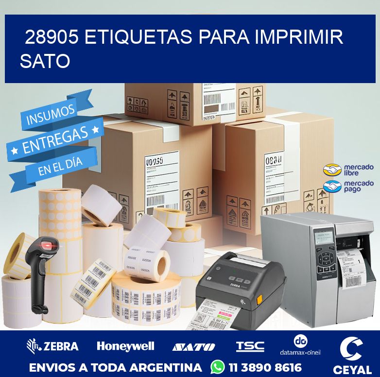 28905 ETIQUETAS PARA IMPRIMIR SATO
