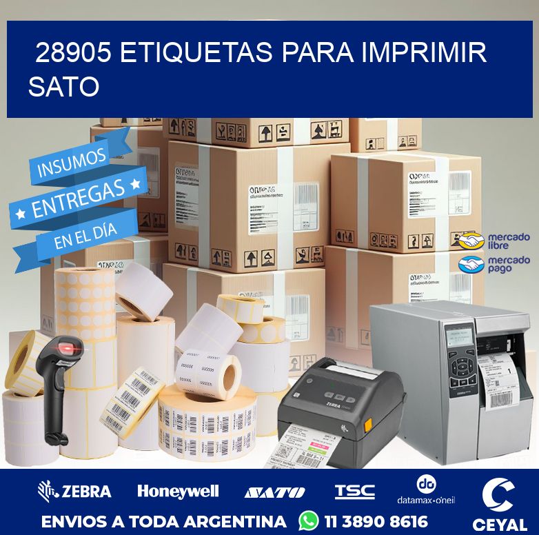 28905 ETIQUETAS PARA IMPRIMIR SATO