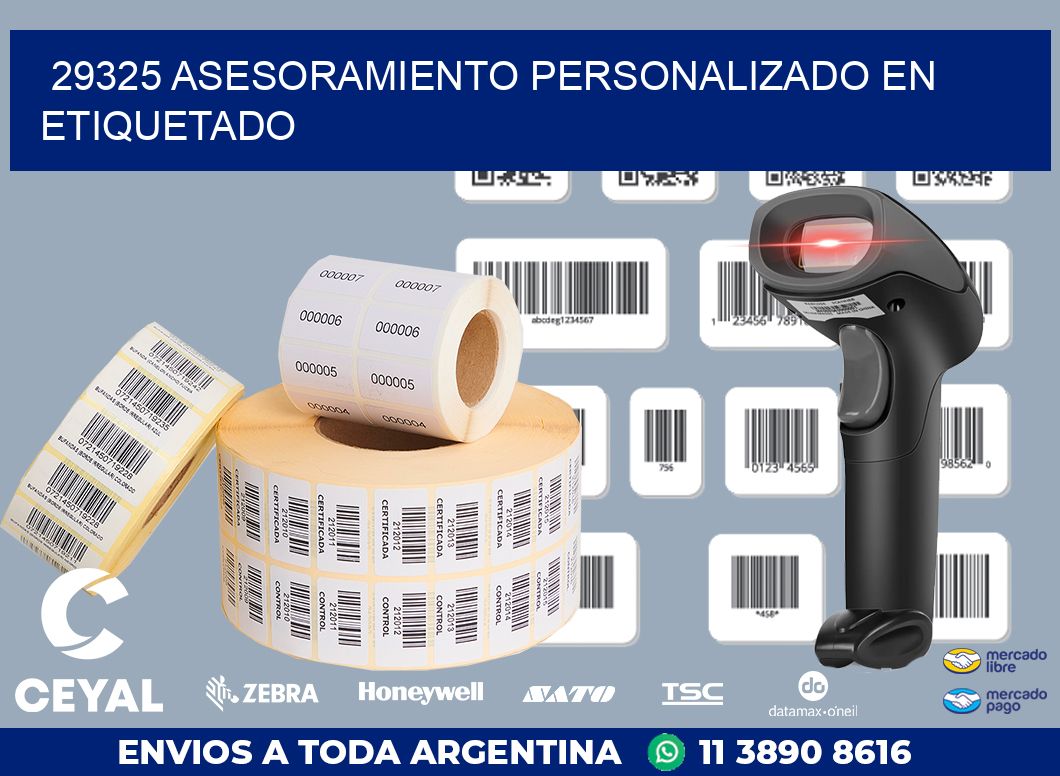 29325 ASESORAMIENTO PERSONALIZADO EN ETIQUETADO