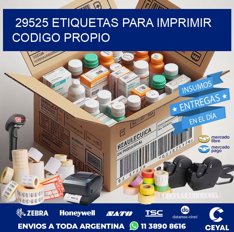 29525 ETIQUETAS PARA IMPRIMIR CODIGO PROPIO