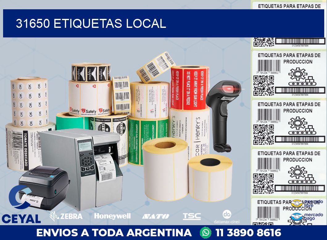 31650 ETIQUETAS LOCAL