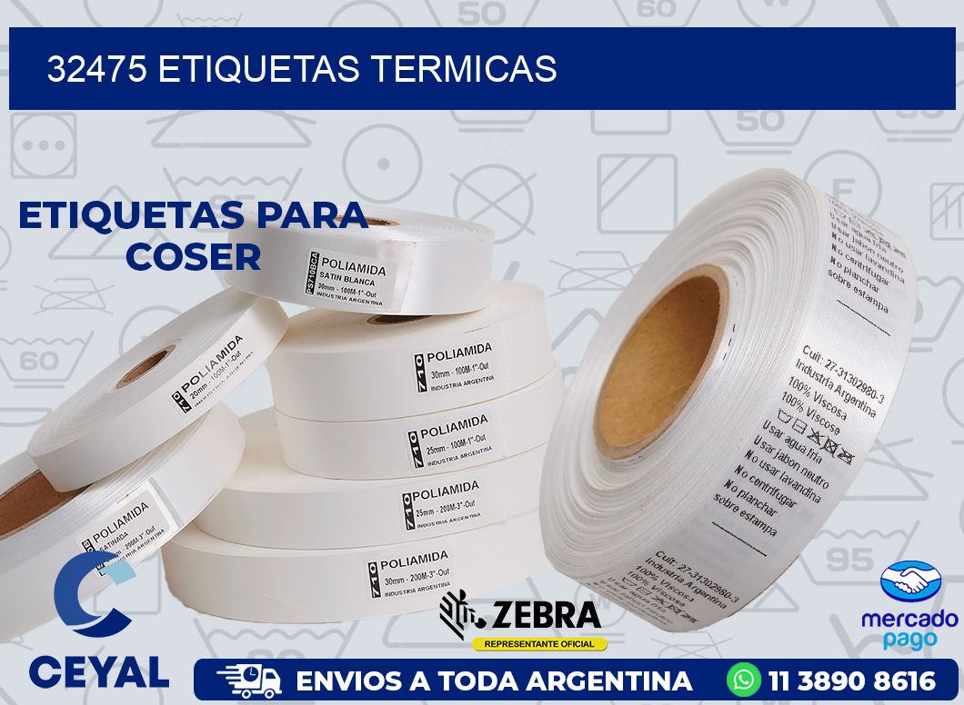 32475 ETIQUETAS TERMICAS