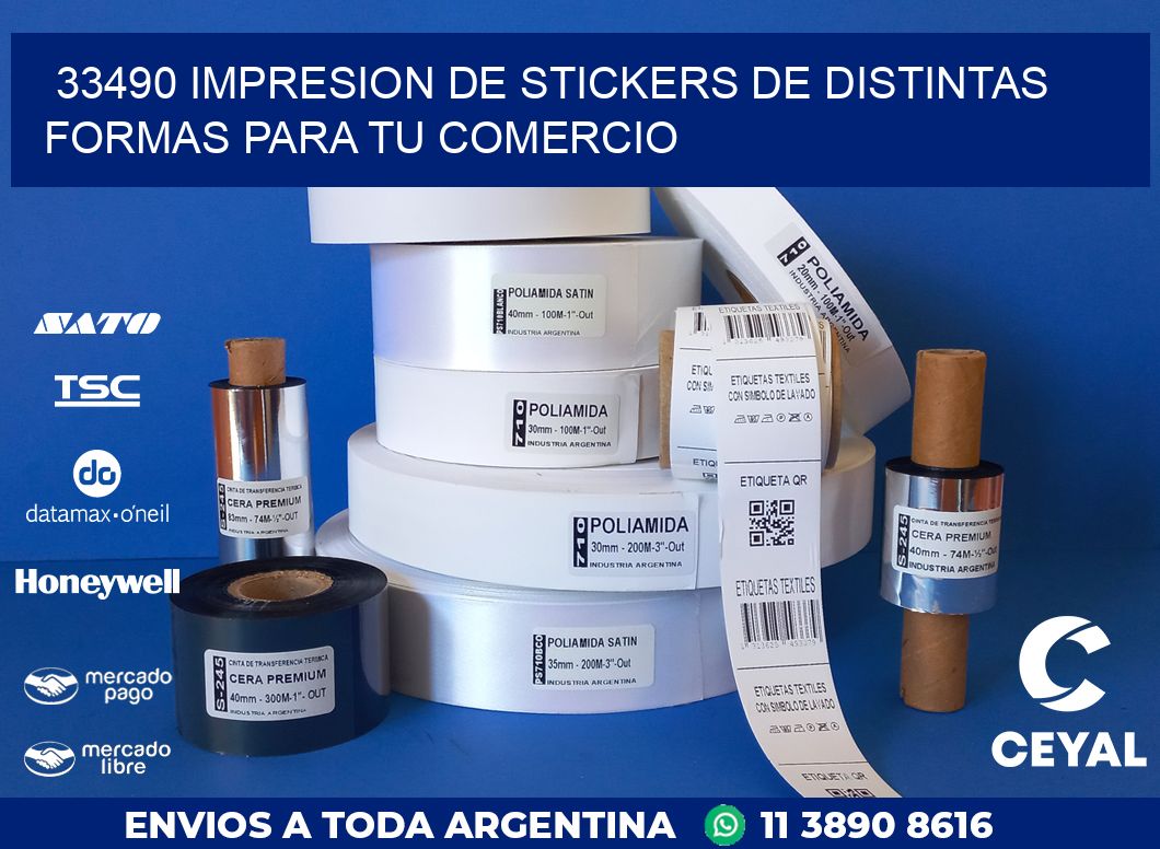 33490 IMPRESION DE STICKERS DE DISTINTAS FORMAS PARA TU COMERCIO