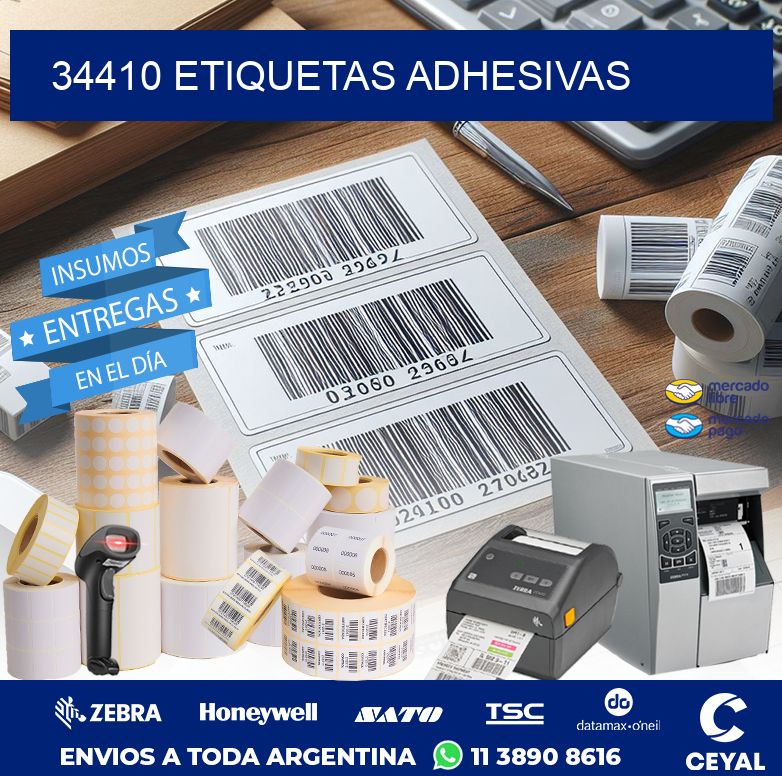34410 ETIQUETAS ADHESIVAS