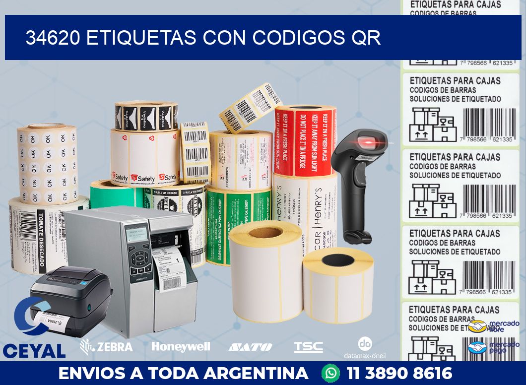 34620 ETIQUETAS CON CODIGOS QR
