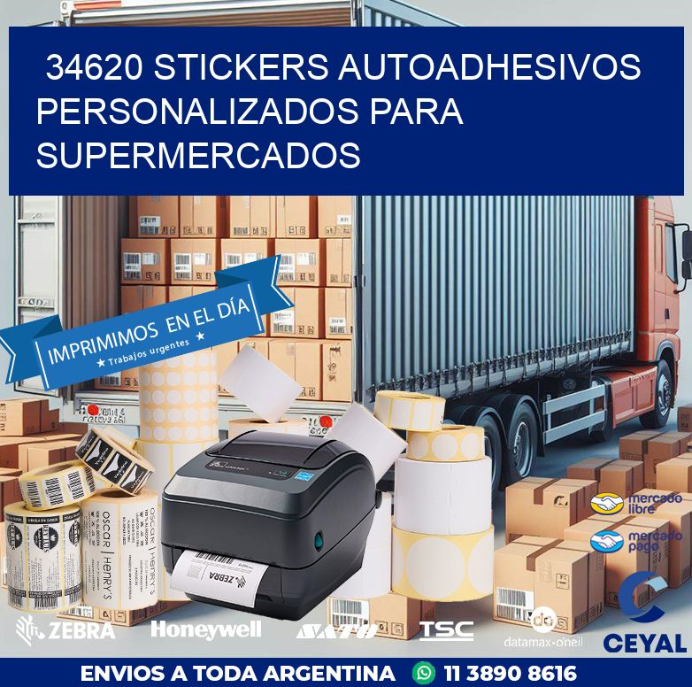34620 STICKERS AUTOADHESIVOS PERSONALIZADOS PARA SUPERMERCADOS