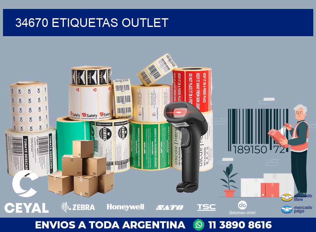 34670 ETIQUETAS OUTLET