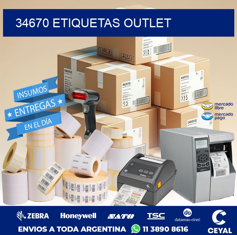 34670 ETIQUETAS OUTLET