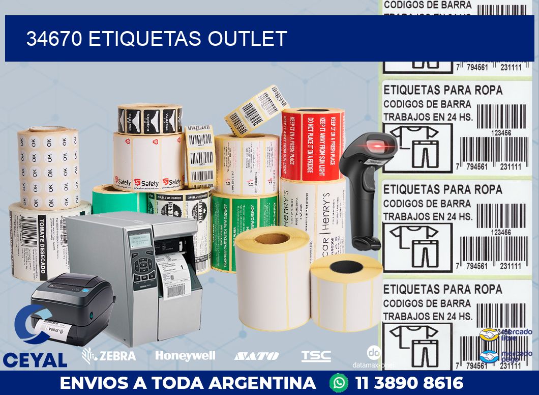 34670 ETIQUETAS OUTLET