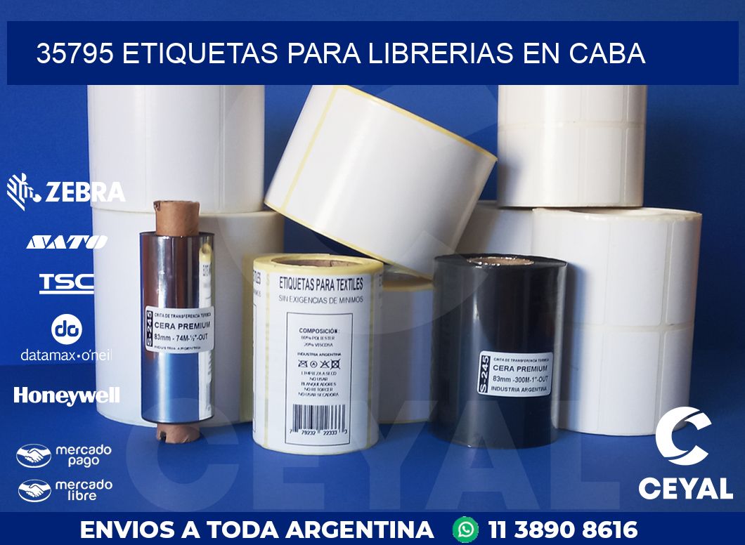 35795 ETIQUETAS PARA LIBRERIAS EN CABA