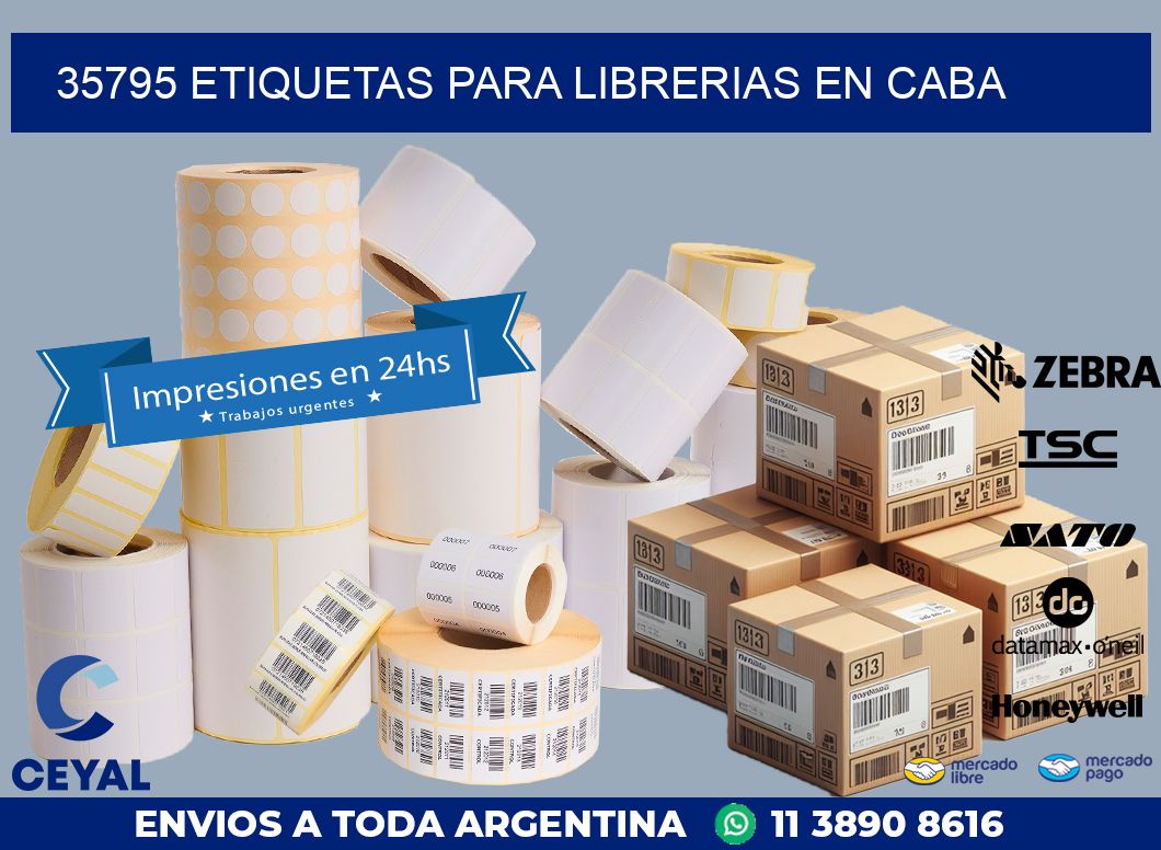 35795 ETIQUETAS PARA LIBRERIAS EN CABA
