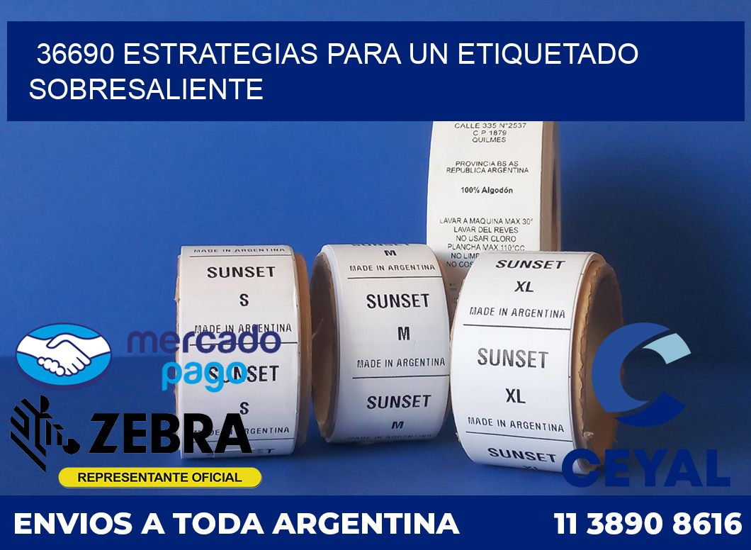 36690 ESTRATEGIAS PARA UN ETIQUETADO SOBRESALIENTE