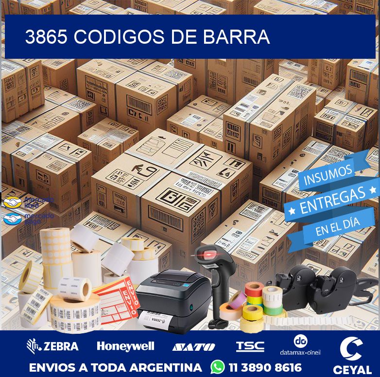 3865 CODIGOS DE BARRA