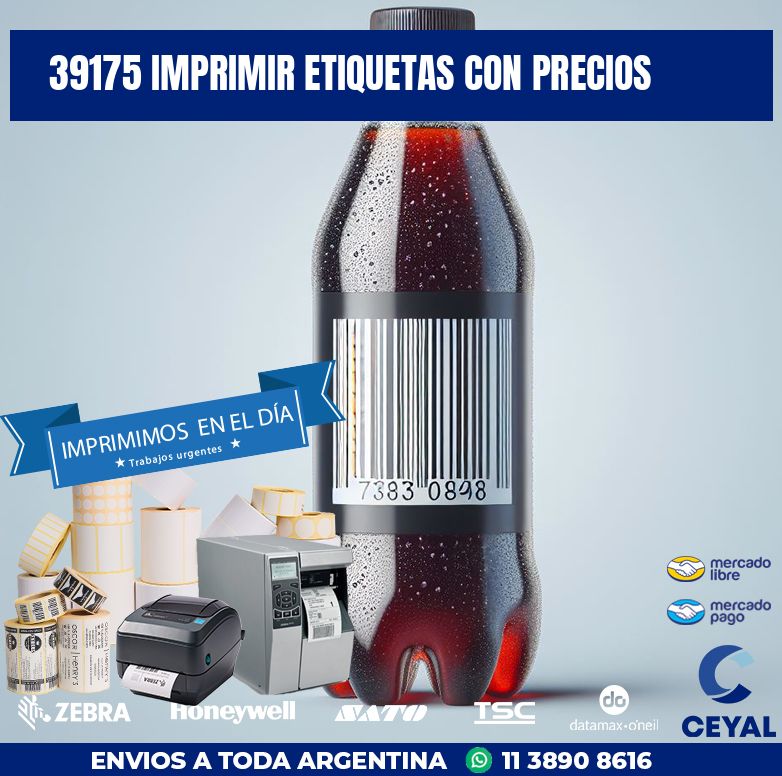 39175 IMPRIMIR ETIQUETAS CON PRECIOS
