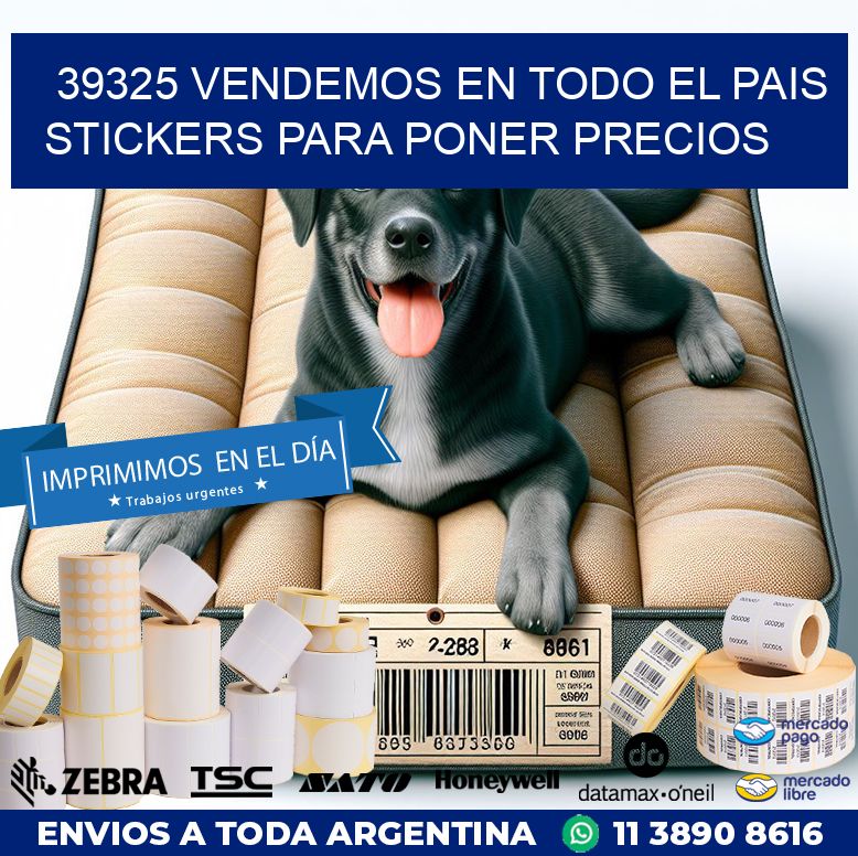 39325 VENDEMOS EN TODO EL PAIS STICKERS PARA PONER PRECIOS
