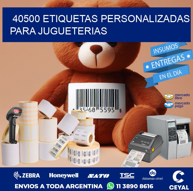 40500 ETIQUETAS PERSONALIZADAS PARA JUGUETERIAS