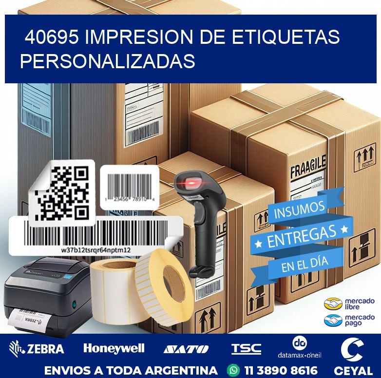 40695 IMPRESION DE ETIQUETAS PERSONALIZADAS