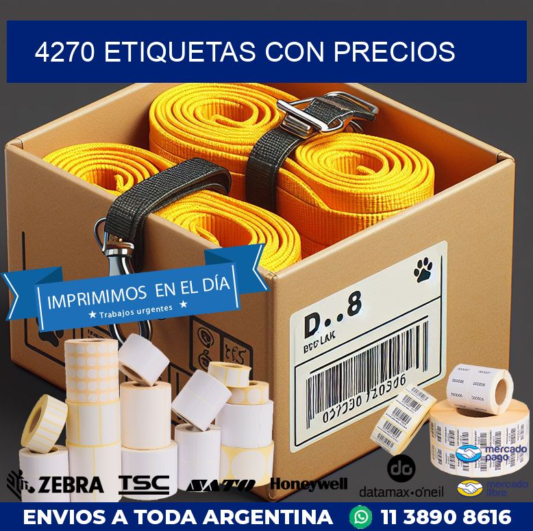 4270 ETIQUETAS CON PRECIOS