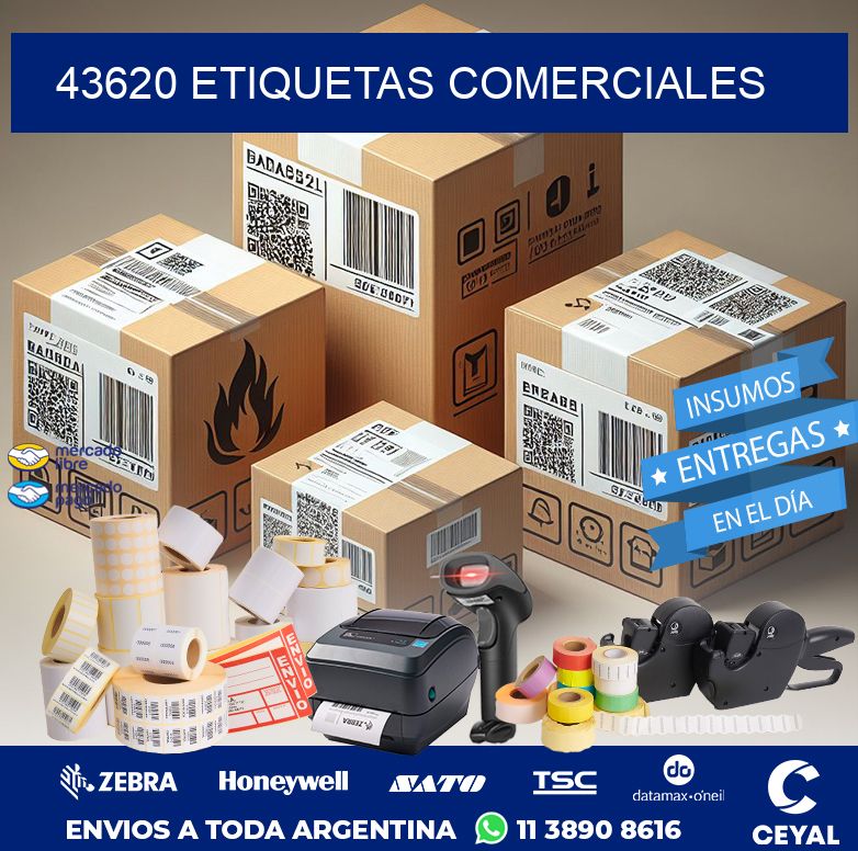 43620 ETIQUETAS COMERCIALES
