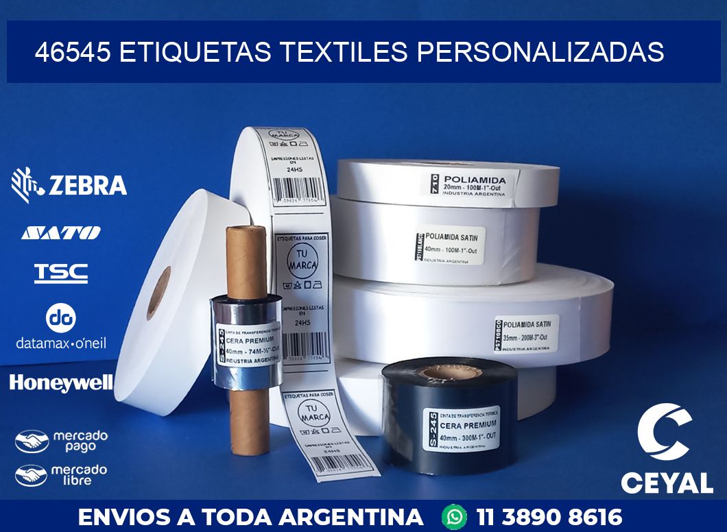 46545 ETIQUETAS TEXTILES PERSONALIZADAS