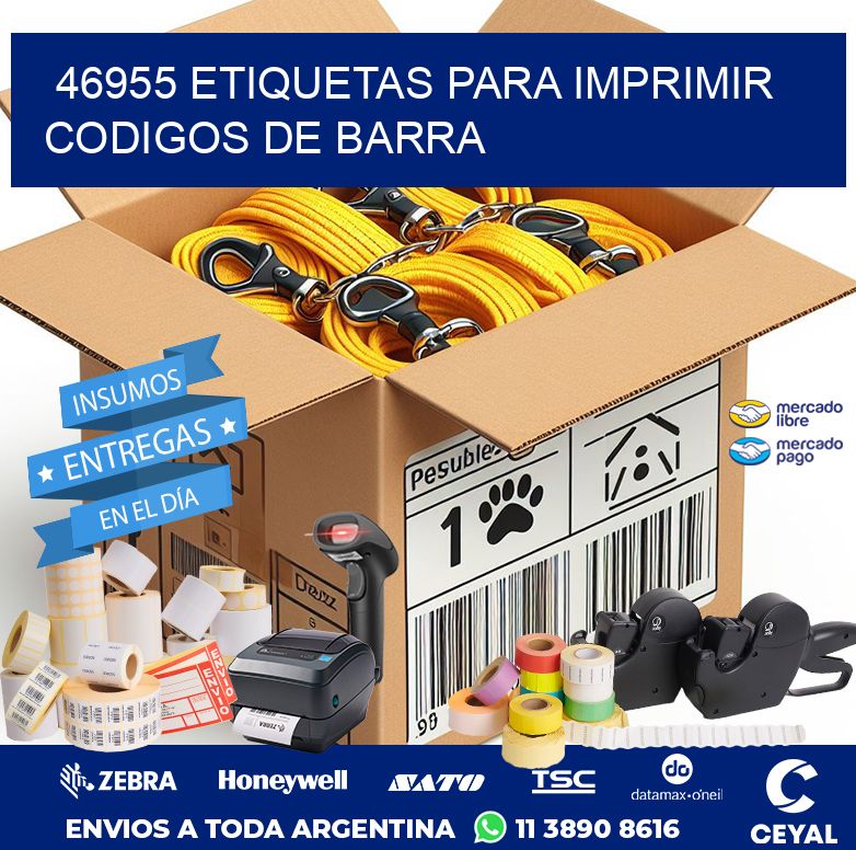 46955 ETIQUETAS PARA IMPRIMIR CODIGOS DE BARRA