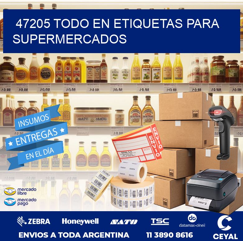 47205 TODO EN ETIQUETAS PARA SUPERMERCADOS