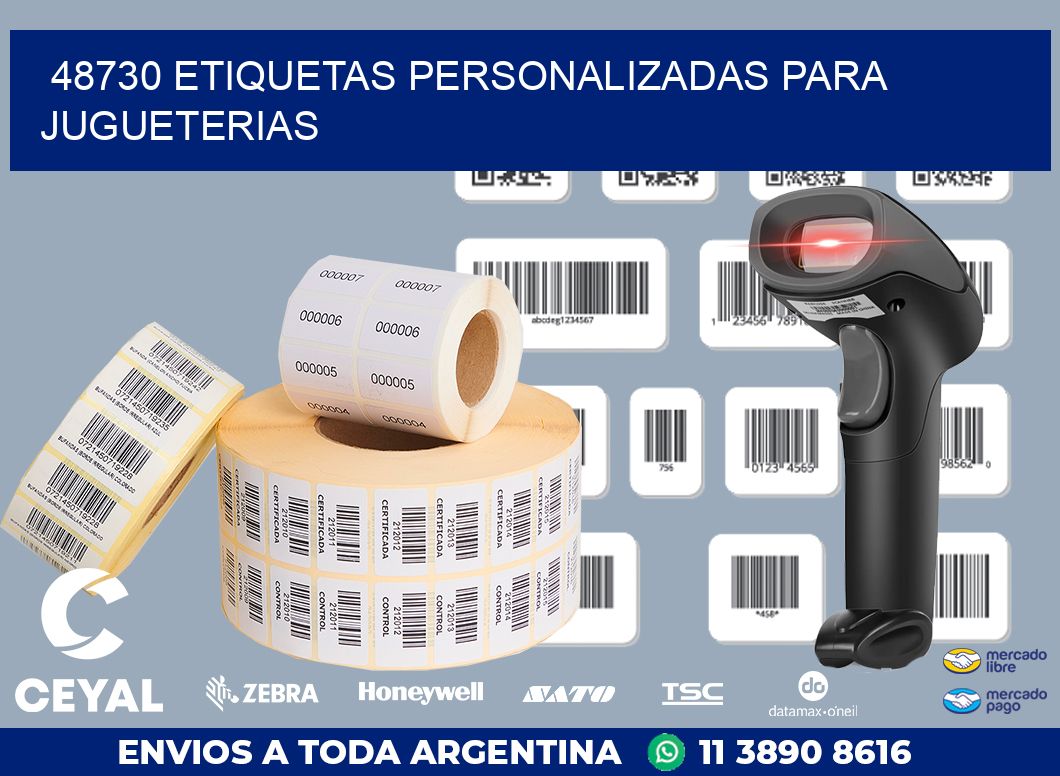 48730 ETIQUETAS PERSONALIZADAS PARA JUGUETERIAS