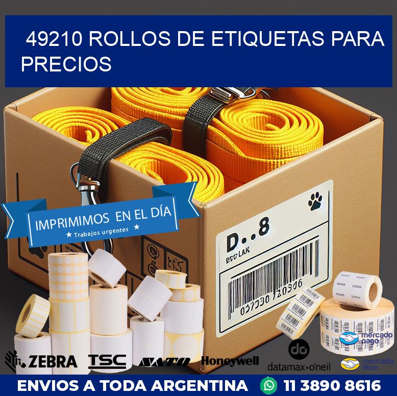 49210 ROLLOS DE ETIQUETAS PARA PRECIOS