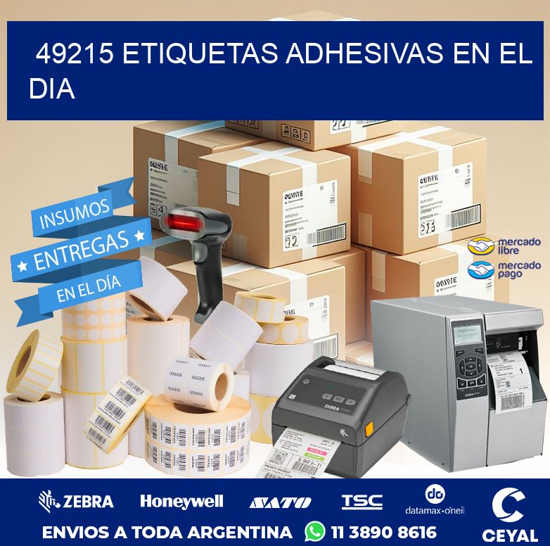 49215 ETIQUETAS ADHESIVAS EN EL DIA