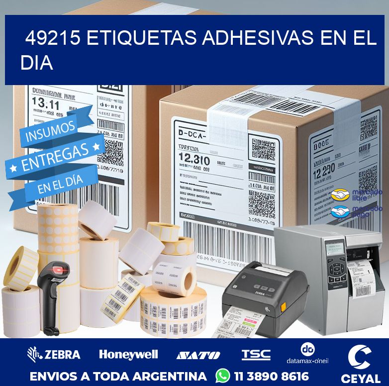 49215 ETIQUETAS ADHESIVAS EN EL DIA