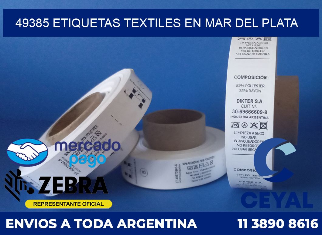 49385 ETIQUETAS TEXTILES EN MAR DEL PLATA