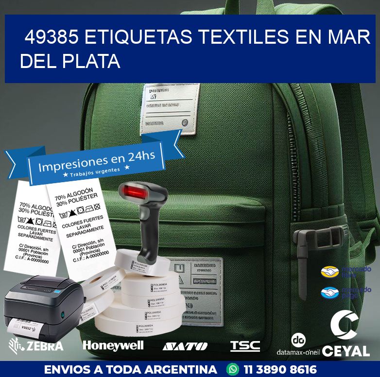 49385 ETIQUETAS TEXTILES EN MAR DEL PLATA